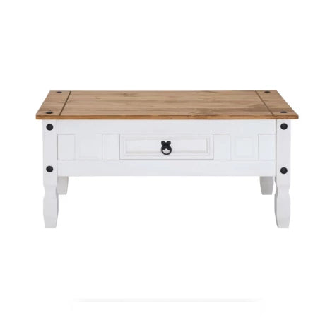 Mesa ratona - Blanco/Roble