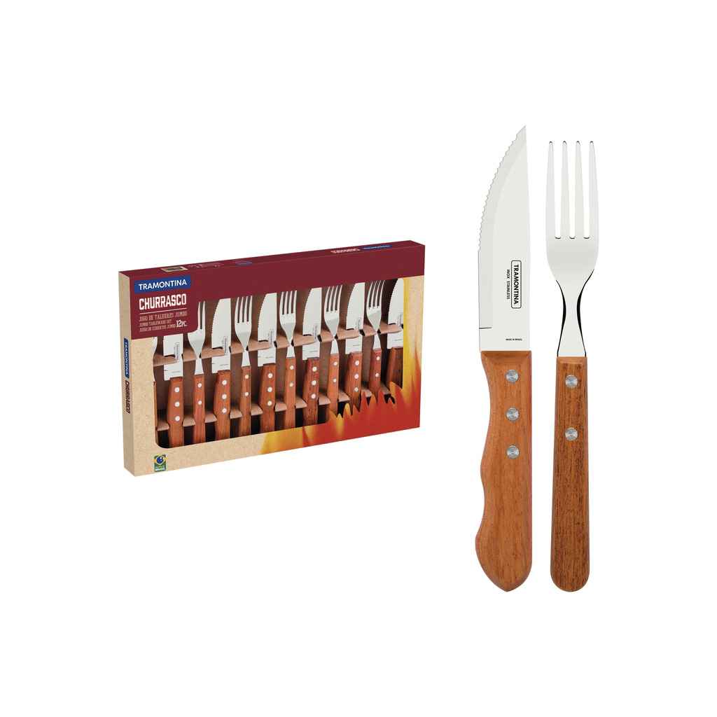 Juego de Cubiertos Jumbo 12Pz. Dynamic Tramontina 22399/063