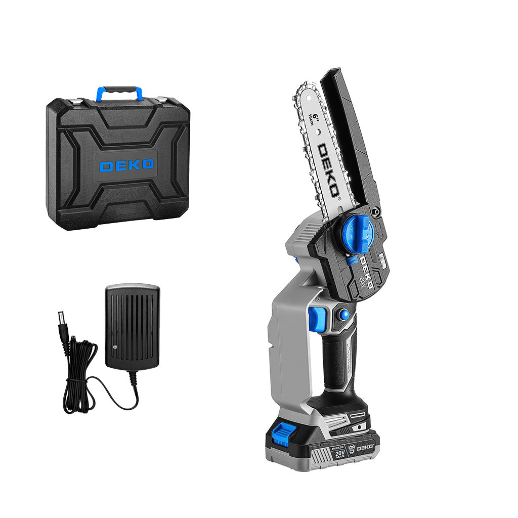 Mini Motosierra Podadora Batería 6'' 20V Deko