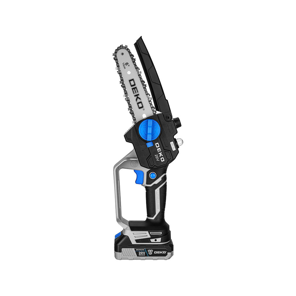 Mini Motosierra Podadora Batería 6'' 20V Deko