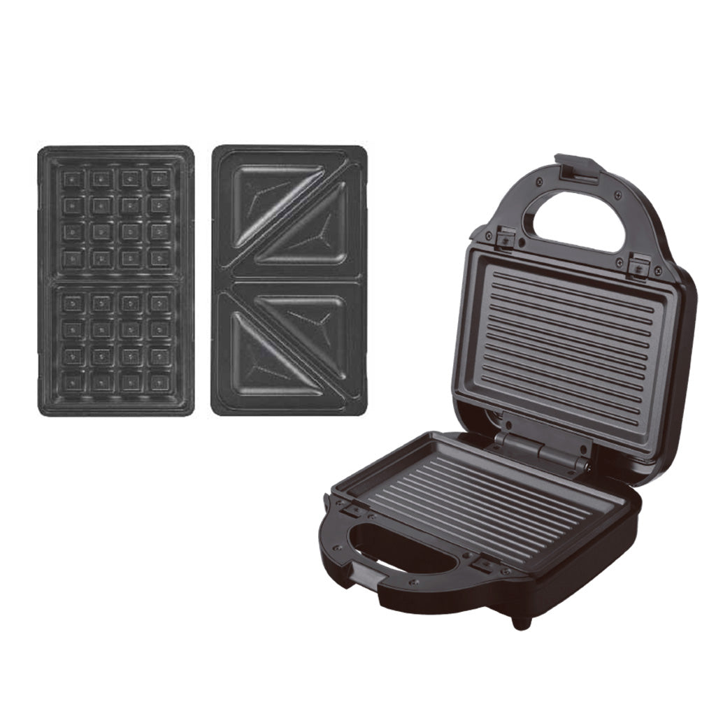 Sandwichera Grill Waflera 3 en 1 Rotel