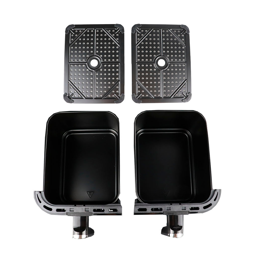 Freidora Sin Aceite DUAL 4+4 Litros Digital Rotel