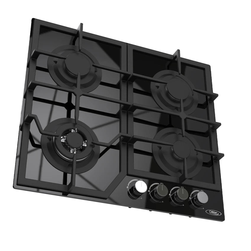Anafe Dikler 4 H Q-2 vidrio negro