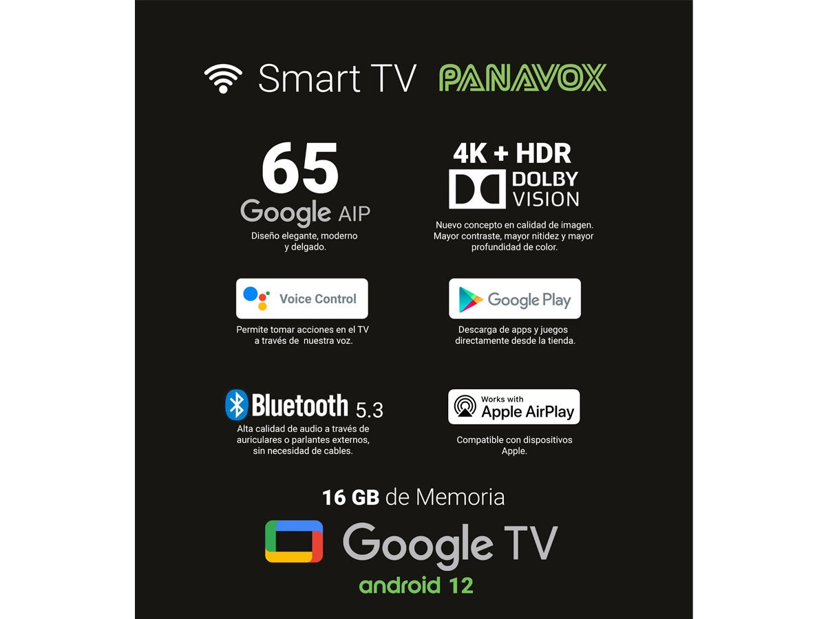 TV LED 65 PANAVOX SMART