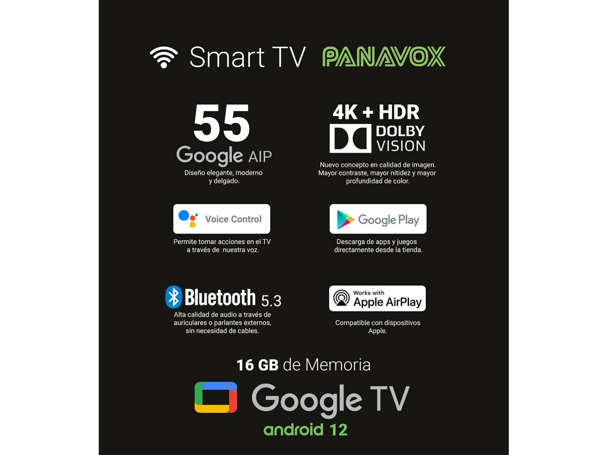 TV LED 55 PANAVOX SMART 55 AIP