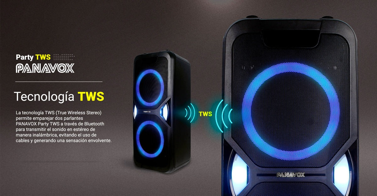Parlante PANAVOX Party TWS