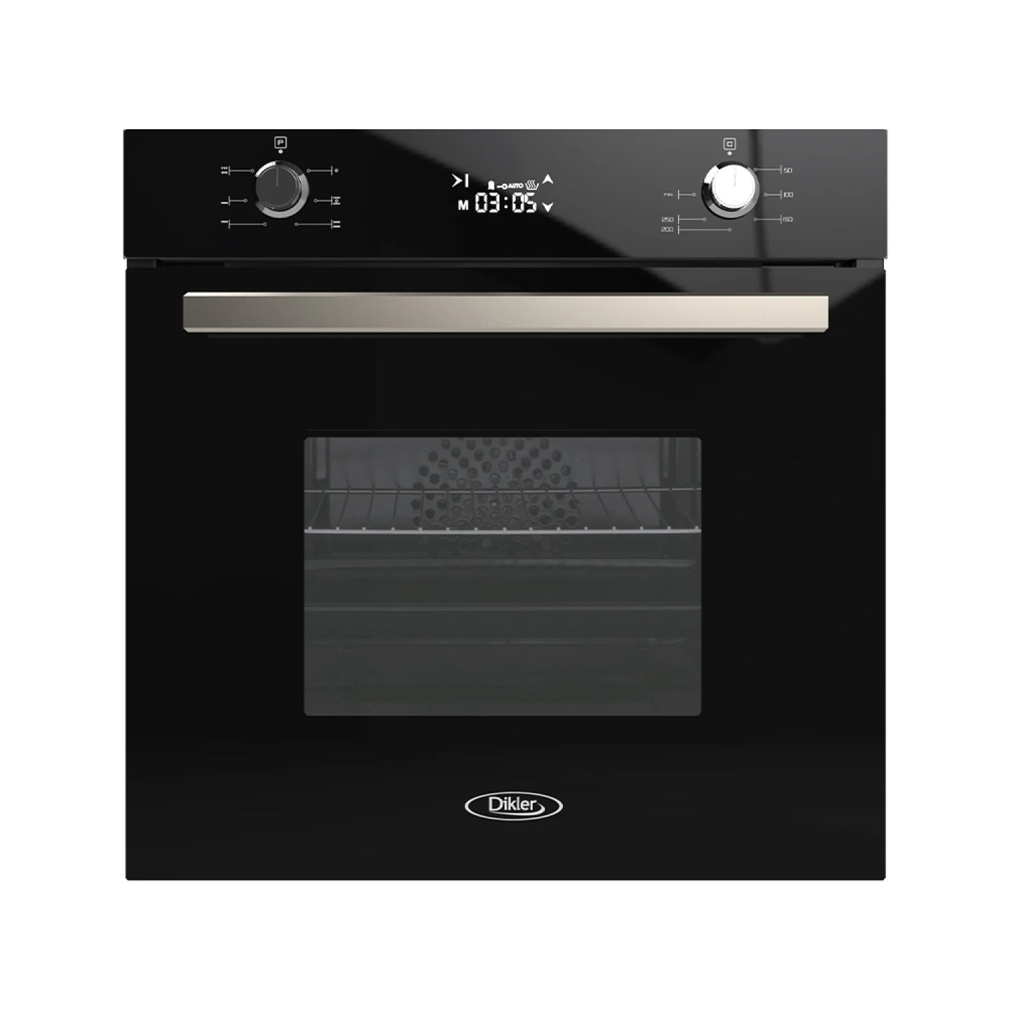 Horno de empotrar Dikler Q-1 negro