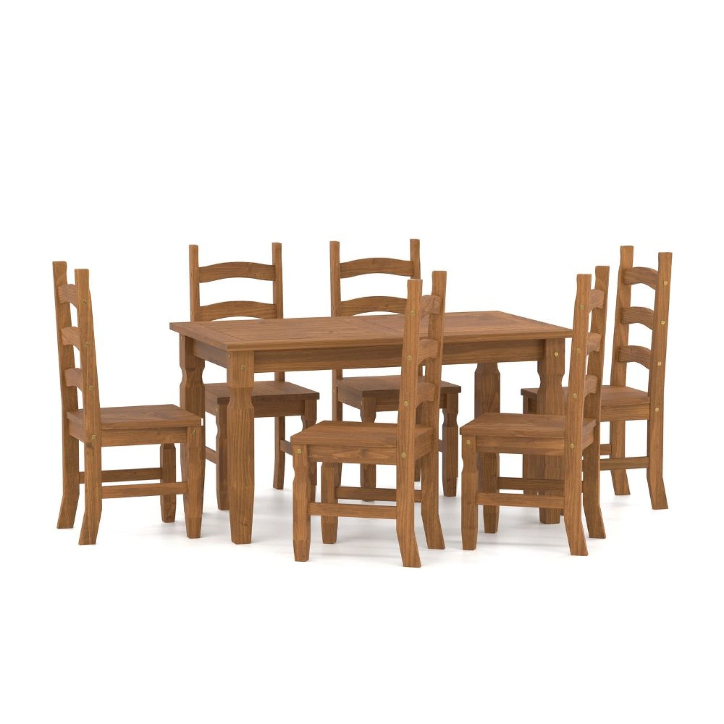 Juego de Comedor 6 Sillas Línea Naturale - Roble