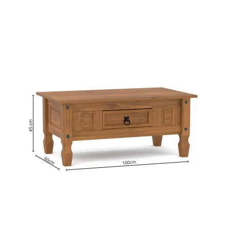 Mesa de living Linea Naturale - Roble