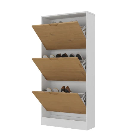 Zapatera Linea Veneza - Blanco/Miel