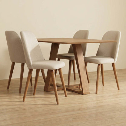 Juego de comedor 1+4 Tapizado Aruba