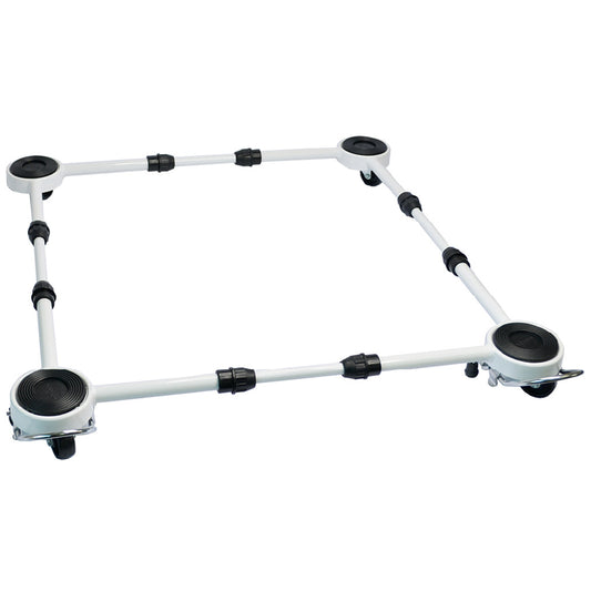 Soporte Blanco Con Ruedas P/Grandes Electrodomésticos Blanco