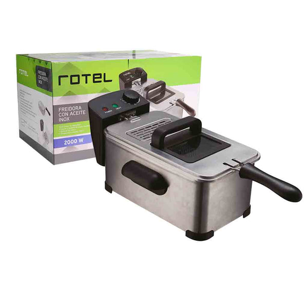 Freidora Con Aceite Inox-Pro Rotel
