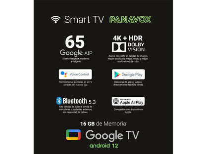 TV LED 65 PANAVOX SMART