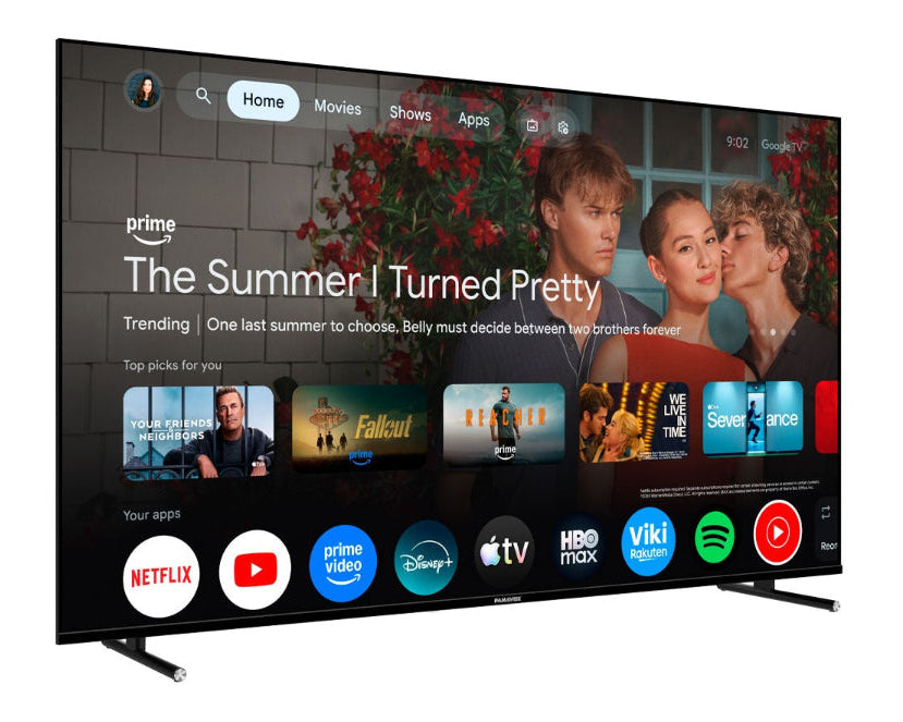 TV LED SMART PANAVOX 50 Google QLED 4K