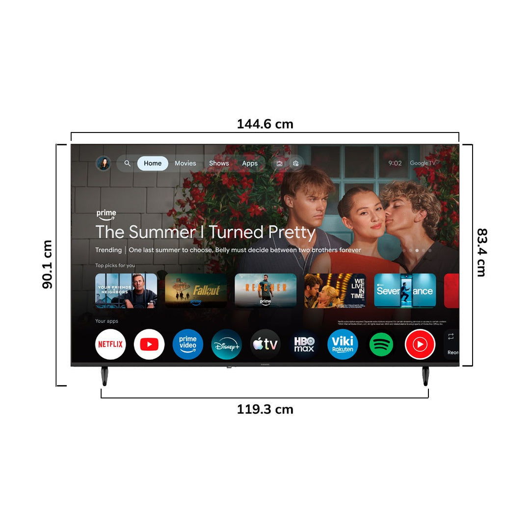 TV SMART PANAVOX 65 Google QLED AIP