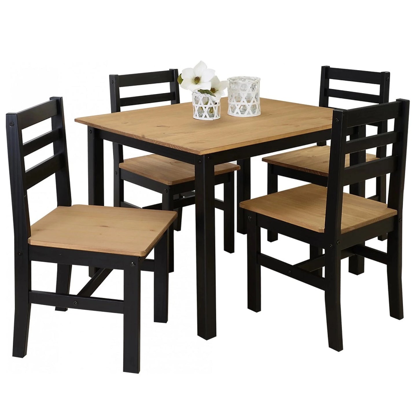 Juego de comedor 4 sillas Linea Denise