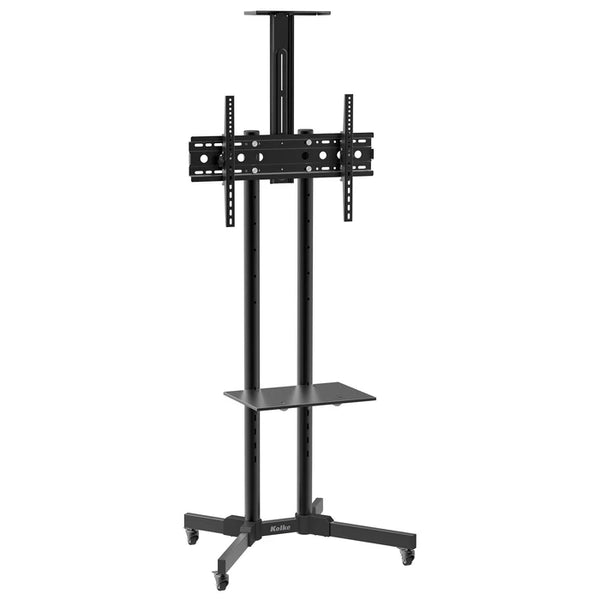 Soporte de Pie KOLKE para TV con Ruedas y Estantes